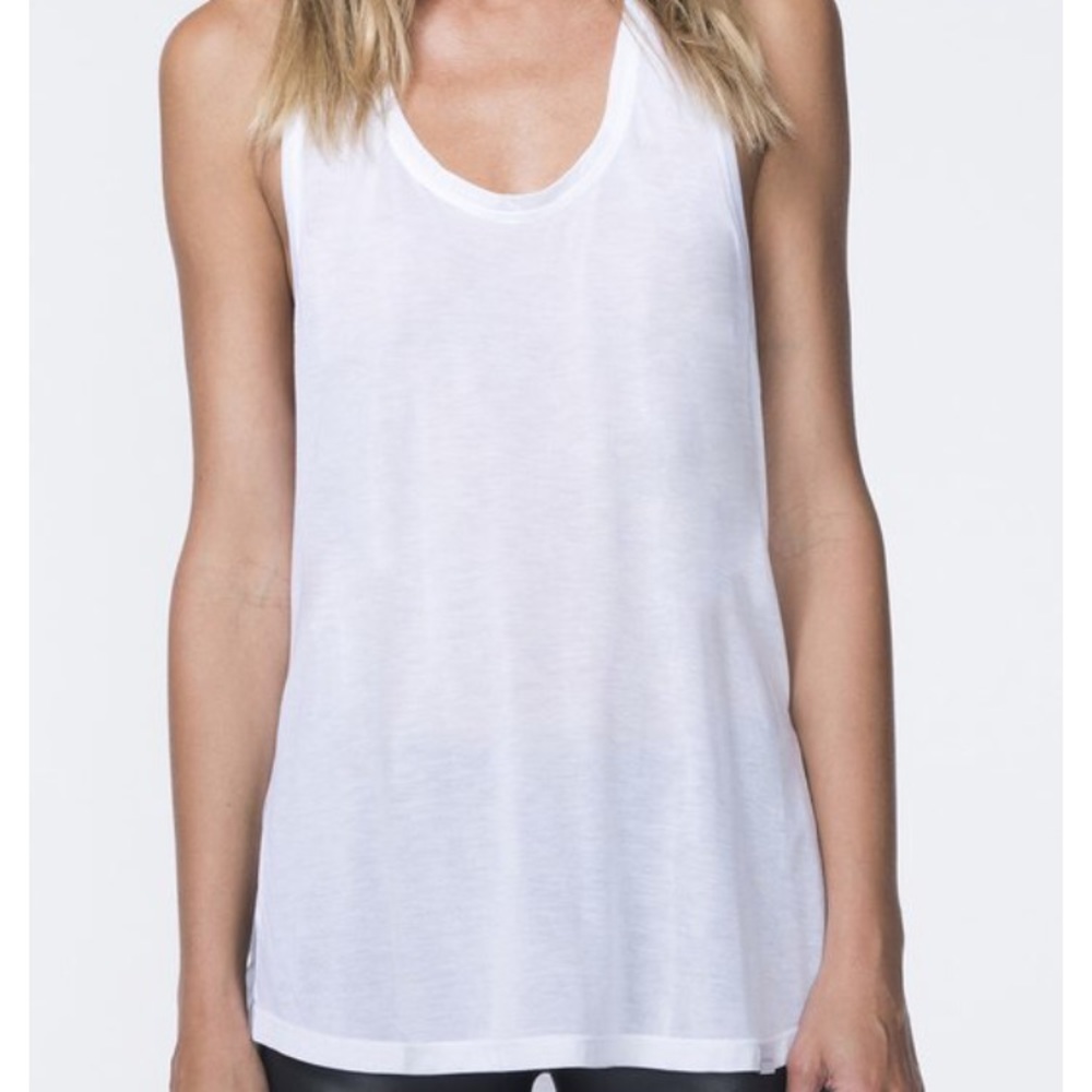 KORAL ACTIVEWEAR RUNOUT TANK - WHITE
